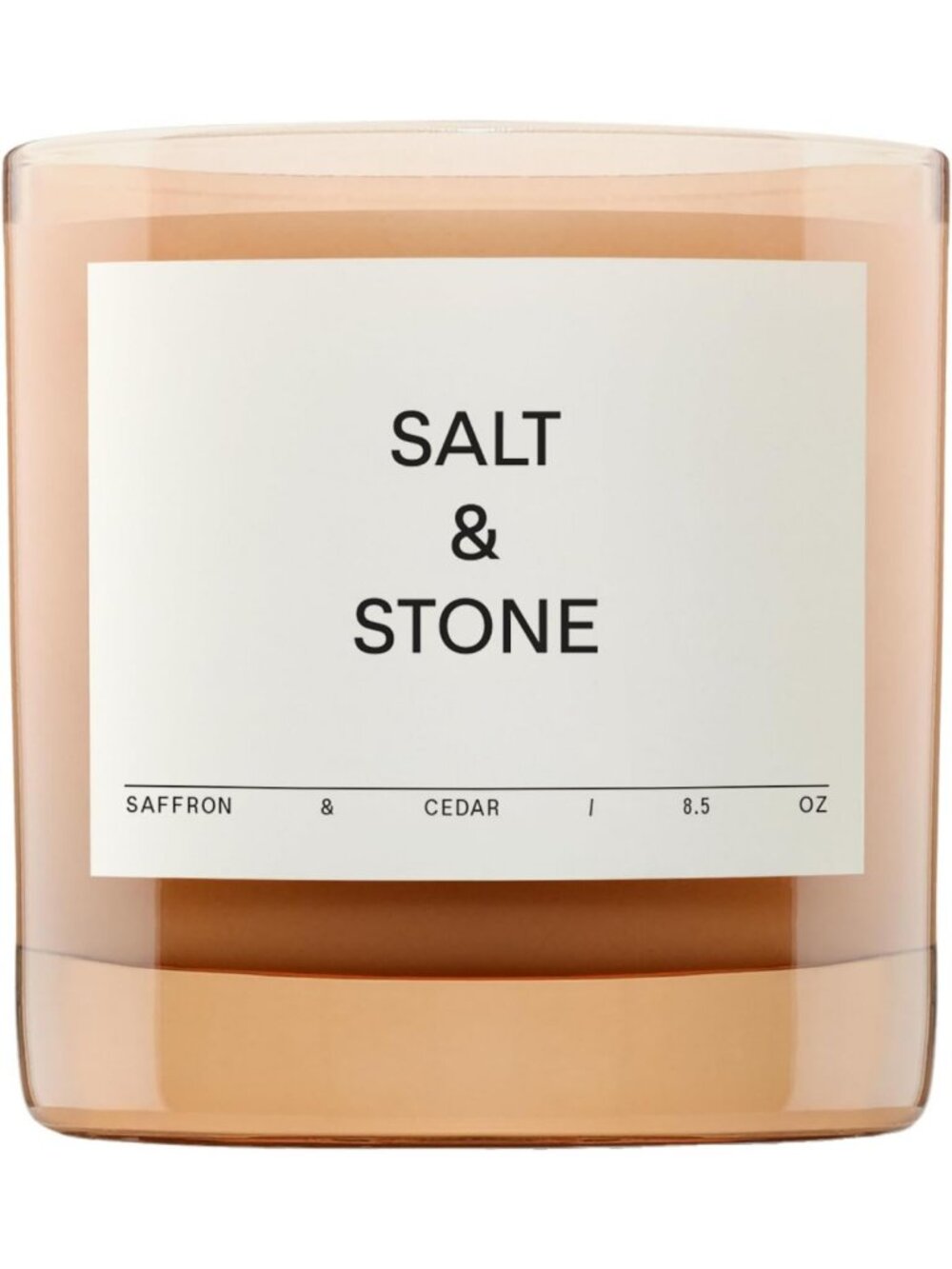 Coconut & Soy Blend Scented Candle, Saffron & Cedar Aroma, 8.5 oz Home Decor
